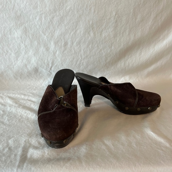 Cole Hahn Suede Clogs - Picture 1 of 6